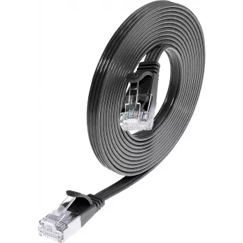 Wirewin SLIM S6 25 SW - Cat.6 SLIM tīkla kabelis, S/FTP (PIMF), 25 m, melns PKW-STP-SLIM-KAT6 25.0 SW