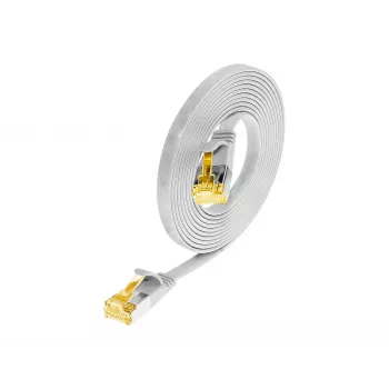 Wirewin Cat6a U/FTP slaids savienojuma kabelis 7m balts PKW-STP-SLIM-K6A 7.0 WS