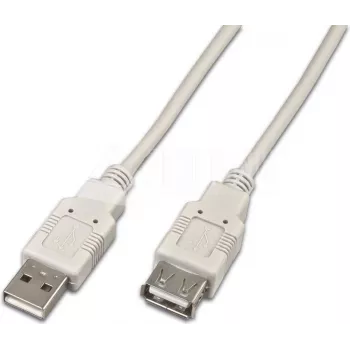 Wirewin USB A-A MF 1.0 GR USB kabelis 1 m USB 2.0 pelēks