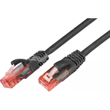 Wirewin PKW-UTP-KAT6 5.0 SW Cat6 U/UTP tīkla kabelis, 5 m, melns