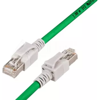 Wirewin PKL-PIMF-KAT6A 1.0 GN Cat6a S/FTP komutācijas kabelis, 1m, zaļš