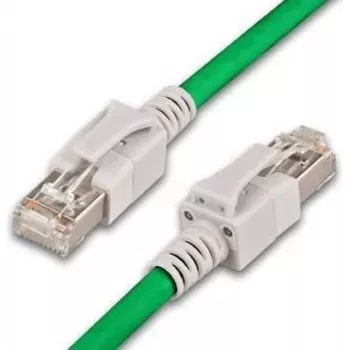 Wirewin PKL-PIMF-KAT6A 1.0 GN Cat6a S/FTP komutācijas kabelis, 1m, zaļš
