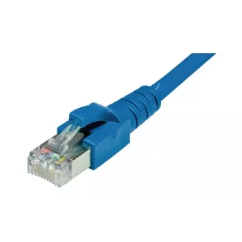 Dätwyler unilan CAT 6a S/FTP savienojuma kabelis, RJ45 uz RJ45, 1 m, LSZH, zils 653 708