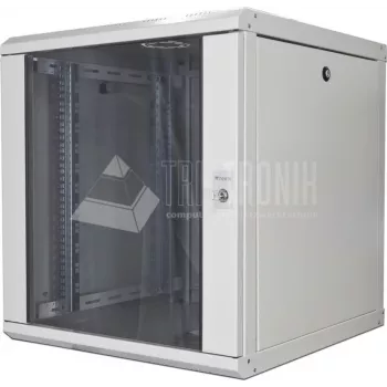 Wirewin WCAB 600X600X16U 16U sienas montāžas tīkla skapis, 600x600 mm, noņemami sānu paneļi, melns
