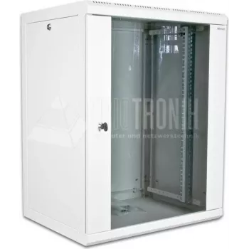 Wirewin 19 inch sienas skapis, viensekcijas, 600x560mm, 9U (WCAB 600X560X9U)