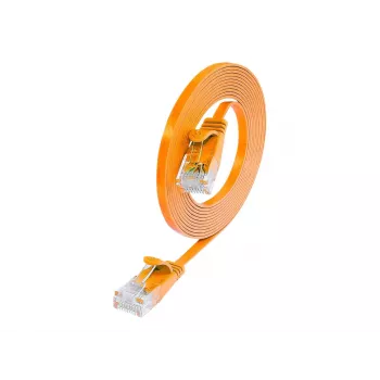 Wirewin Cat.6 slaids savienojuma kabelis U/UTP 0,75m oranžs PKW-SLIM-KAT6 0.75 OR