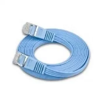 Wirewin Triotronik Cat 6 U/FTP slaids savienojuma kabelis, 20 m, RJ-45 tēviņš uz tēviņu, zils PKW-STP-SLIM-KAT6 20.0 BL