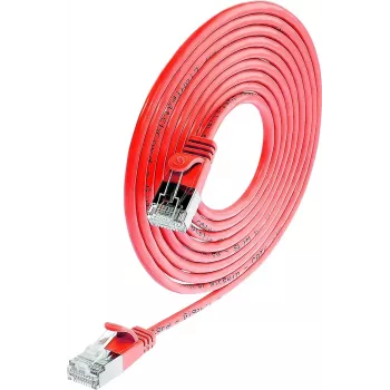 Wirewin Triotronik PKW-LIGHT-STP-K6 0.15 RT - Cat6 F/FTP savienojuma kabelis, RJ45, sarkans, 0,15m