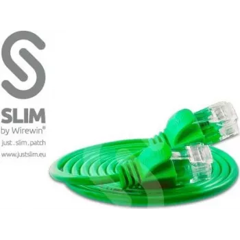 Wirewin Triotronik U/UTP Cat6 tīkla kabelis 0,5m zaļš PKW-LIGHT-K6 0.5 GN