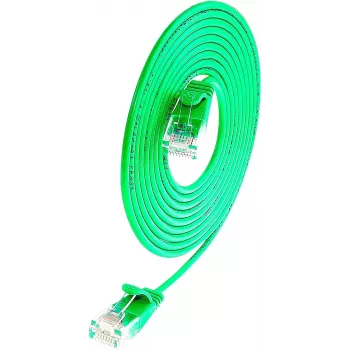 Wirewin Triotronik U/UTP Cat6 tīkla kabelis 0,5m zaļš PKW-LIGHT-K6 0.5 GN