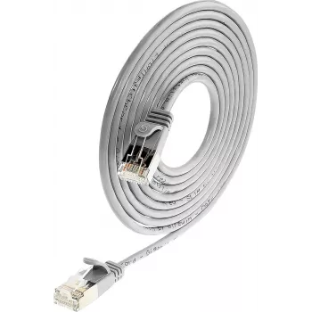 Wirewin Triotronik PKW-LIGHT-STP-K6 3.0 Cat6 ekranēts savienojuma kabelis, RJ-45 tēviņš uz tēviņu, 3 m, melns