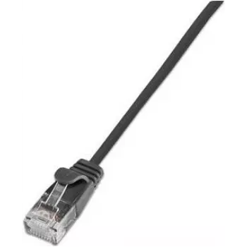 Wirewin Triotronik PKW-LIGHT-STP-K6 0.25 SW Cat6 Ethernet tīkla kabelis, RJ-45 male to male, ekranēts, melns, 0,25 m