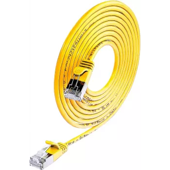 Wirewin SLIM SL6 15 GE Cat.6 U/FTP Slim-Light tīkla kabelis, 15 m, dzeltens PKW-LIGHT-STP-K6 15.0 GE