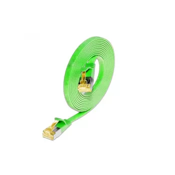 Wirewin Cat6a U/FTP plānais Ethernet tīkla kabelis, RJ45, zaļš, 5m PKW-STP-SLIM-K6A 5.0 GN