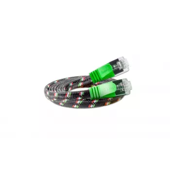 Wirewin SLIM ST6 05 GN - Cat.6 Slim-Tough kabelis, F/FTP, 0,5 m, zaļš PKW-TOUGH-STP-K6 0.5 GN