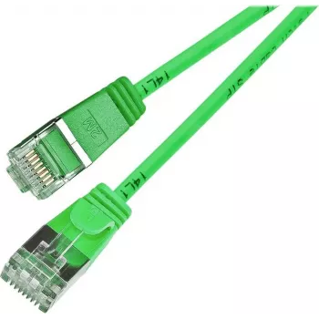 Wirewin Triotronik PKW-LIGHT-STP-K6 10.0 GN Cat6 STP savienojuma kabelis, RJ-45 tēviņš uz RJ-45 tēviņš, 10 m, zaļš