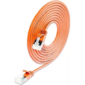 Wirewin SLIM KAT6A 10 Gigabit vieglais savienojuma kabelis, U/FTP, Ø 3.8mm, oranžs, 1.0m PKW-LIGHT-STP-K6A 1.0 OR