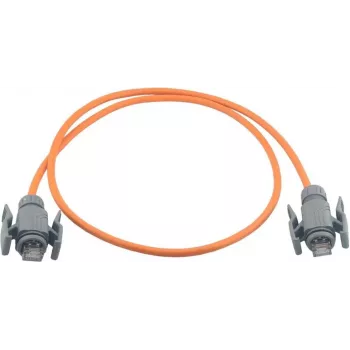 Wirewin industriālais Cat6A S/FTP PUR savienojuma kabelis, 30m, oranžs, IP67 RJ45 PKW-I2-SF-K6A-PUR 30.0 OR