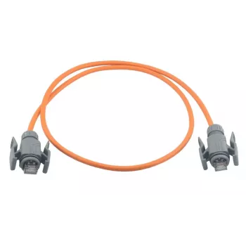 Wirewin industriālais Cat6A S/FTP PUR savienojuma kabelis, 30m, oranžs, IP67 RJ45 PKW-I2-SF-K6A-PUR 30.0 OR