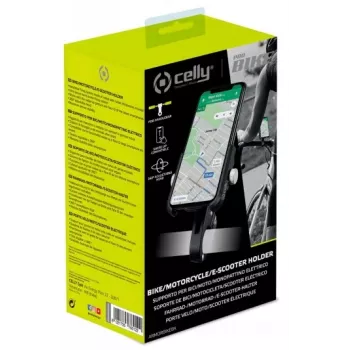 CELLY Universālais Armor velosipēda turētājs viedtālruņiem līdz 6,7 inch — melns