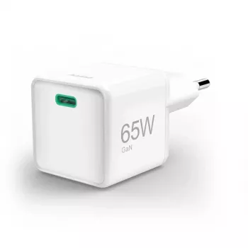 Hama GaN USB-C supermini lādētājs, 65 W, PD, balts (00201943)