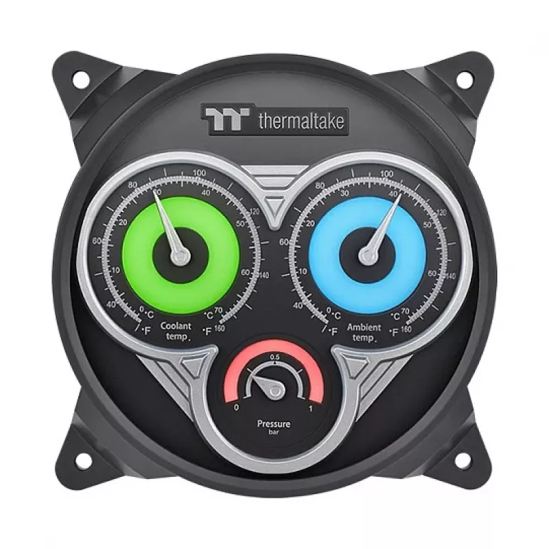 Thermaltake Pacific TF3 šķidrās dzesēšanas sistēmas panelis melns