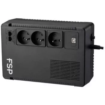 FSP ECO 800-GE line-interactive UPS 800VA 480W RJ11/RJ45 3x Schuko