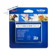 Brother TZe-231S 12mm melna uz balta laminēta marķējuma lente (4m)