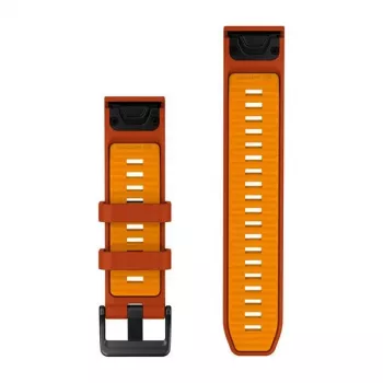 Garmin QuickFit 22 pulksteņa siksniņa, silikona, Autumn Orange/Spark Orange