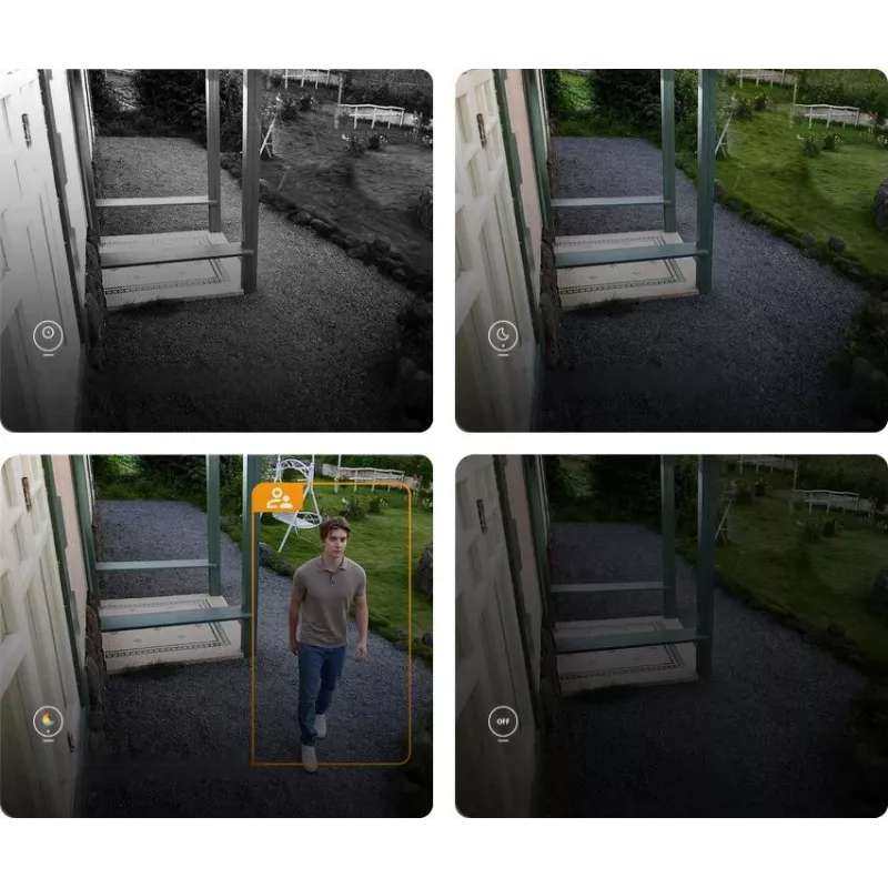 IMOU IPC-PS2MP-8X0-imou 8MP PoE panoramēšanas/grozīšanas IP kamera ar AI noteikšanu un krāsu nakts redzamību