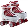 HUDORA skrituļslidas 36-39 izmērs sarkans/balts kedu izskats