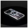 Evelatus Apple iPhone 15 Pro PC+TPU vāciņš ar MagSafe - Pielāgots ziedu raksts