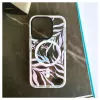 Evelatus Apple iPhone 15 Pro PC+TPU vāciņš ar MagSafe - Pielāgots ziedu raksts