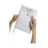 DURABLE DURACLIP A4 dokumentu saspraude caurspīdīga, 100 lapu ietilpība, 50 gab. iepakojums 291919
