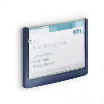 DURABLE CLICK SIGN durvju zīme 149 x 105.5 mm, tumši zila, 486107