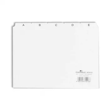 DURABLE reģistrs A5 5/5-tlg. A-Z reljefs PP 1 ST 365002