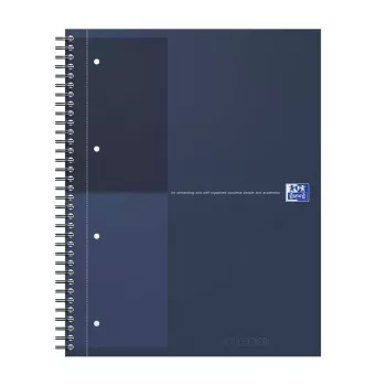 Oxford International Collegeblock piezīmju grāmata, DIN A4+, līnijota, cietie vāki, spirālveida iesējums, 80 lapas, 1 gabals (400194458)