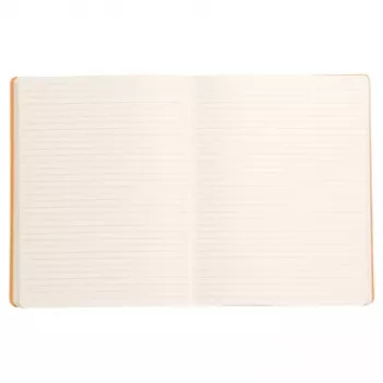 RHODIA RHODIARAMA piezīmju grāmatiņa B5, līnijota, melna mākslīgā āda, 80 lapas 117502C