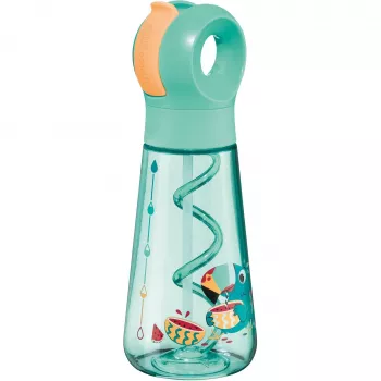 Maped PICNIK TUKAN dzeramā pudele 0,5 L zaļa Ecozen ar salmiņu 873103