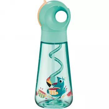Maped PICNIK TUKAN dzeramā pudele 0,5 L zaļa Ecozen ar salmiņu 873103