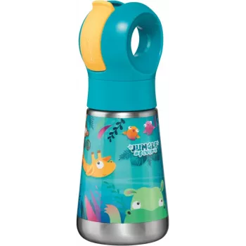 Maped PICNIK termozēģis Jungle Fever 350 ml nerūsējošais tērauds tirkīza krāsā ar salmiņu