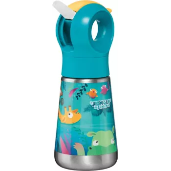 Maped PICNIK termozēģis Jungle Fever 350 ml nerūsējošais tērauds tirkīza krāsā ar salmiņu