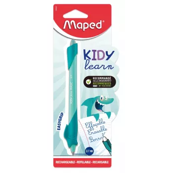 Maped KIDY Learn Shark dzēšama lodīšu pildspalva, 0,7 mm, zils tinti, blisteriepakojums 229500