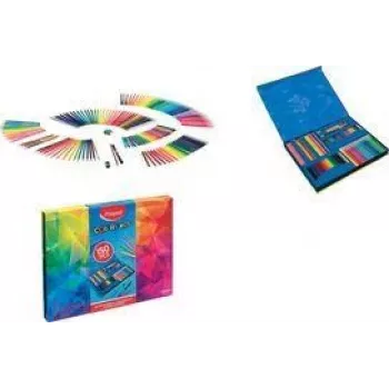 Maped COLOR'PEPS 150 gabalu mākslas un zīmēšanas komplekts ar uzglabāšanas kārbu 984726