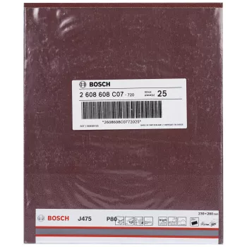 Bosch Best for Metal J475 abrazīvais rullis P80 100 mm x 50 m 2608608C07