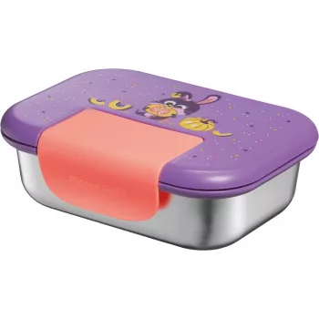 Maped PICNIK pusdienu kārba Rabbit, nerūsējošais tērauds, 0,9 L, plastmasas vāks ar silikona blīvi - 1 gabals (874002)