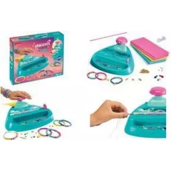 Maped Creativ rokassprādžu gatavošanas komplekts ar Heishi pērlīšu perforēšanas mašīnu un plastmasas adatām 907406