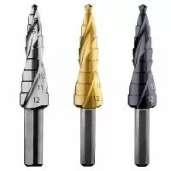 Bosch HSS pakāpju urbis 4-12 mm, 9 pakāpes, 3 plakanu kātu, 66,5 mm garums 2608587425