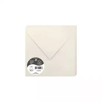 Clairefontaine Pollen Natura pārstrādāta papīra kvadrātveida aploksne 165 x 165 mm, 120 g/qm, atsevišķa vienība 55019C