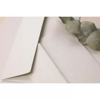 Clairefontaine Pollen Natura pārstrādāta papīra kvadrātveida aploksne 165 x 165 mm, 120 g/qm, atsevišķa vienība 55019C